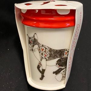 Starbucks Fox Ornament Holiday Coffee